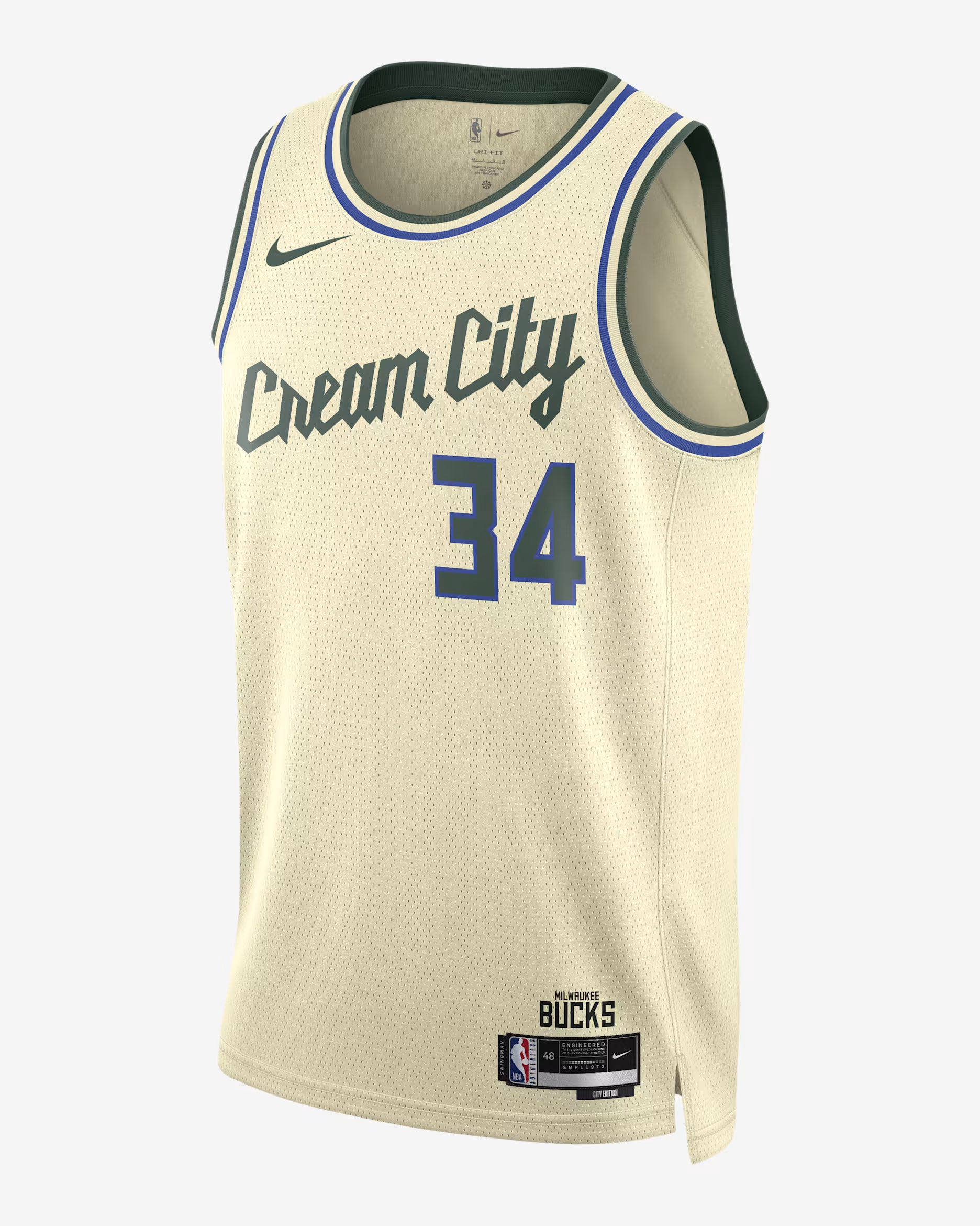 MILWAUKEE BUCKS CITY EDITION JERSEY